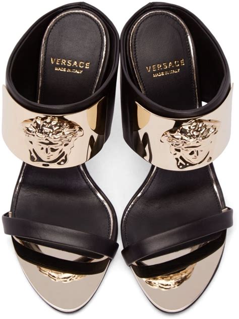 versace medusa jeans|versace medusa detail round heels.